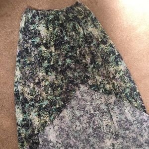 High low maxi skirt S